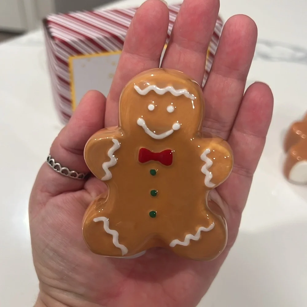 🫚CUTE.. Gingerbread Salt & Pepper Shakers